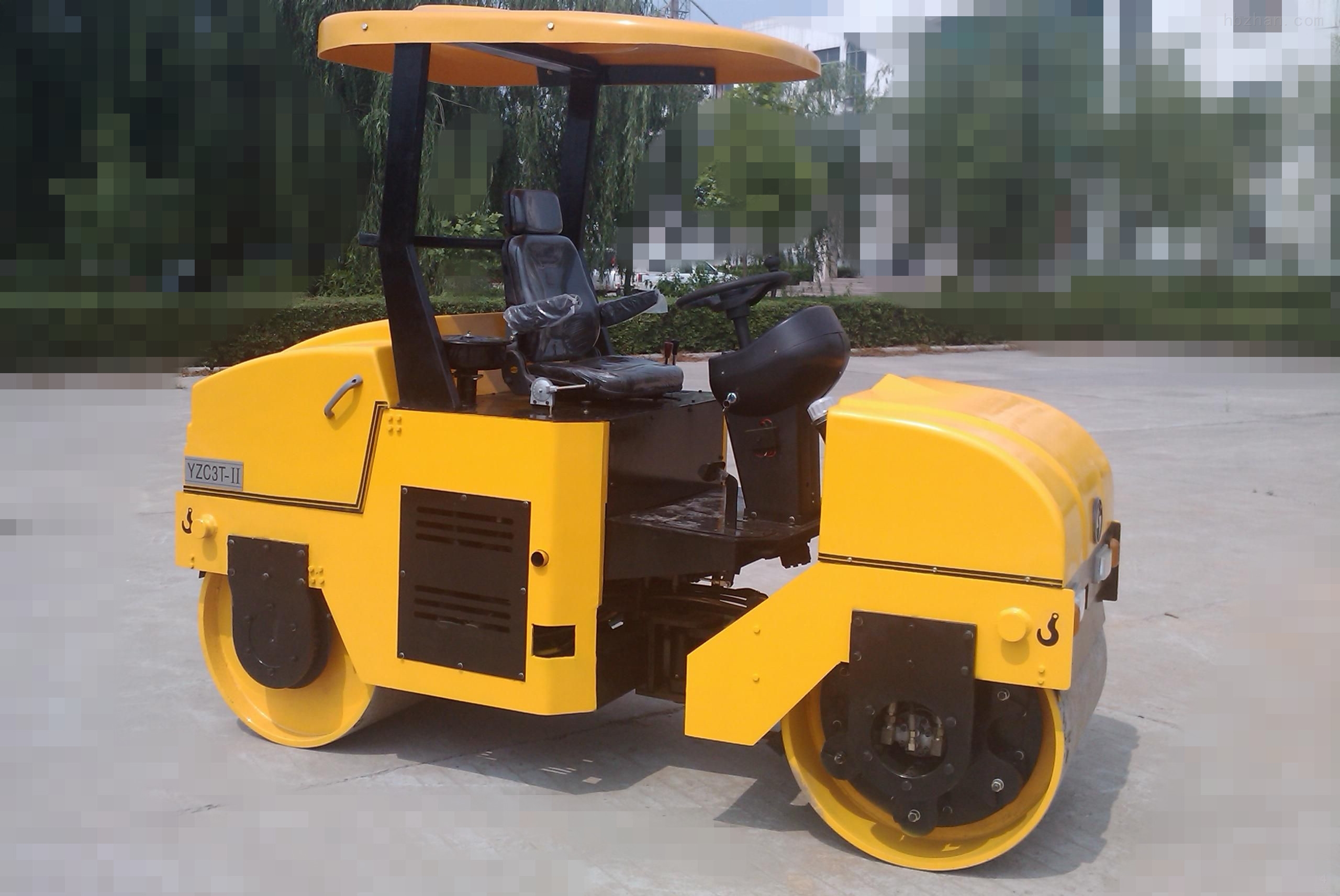 齐全3吨座驾式压路机操作说明促销精品小型座驾式压路机 驾驶式振动压