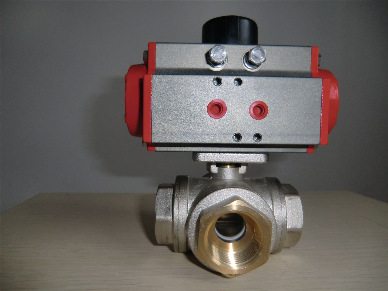 3abv西门子防爆气动铜球阀 npt