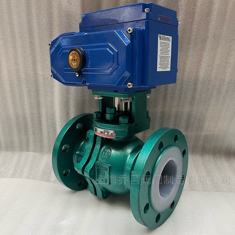 Q941PFA电动可溶性聚四氟乙烯球阀