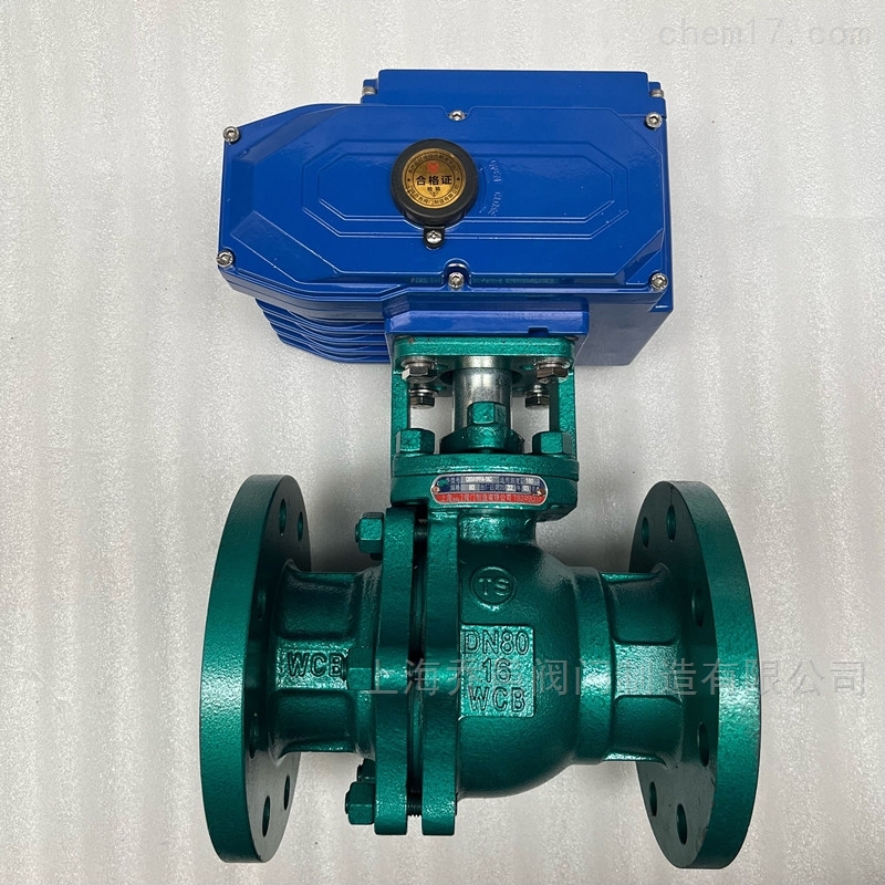 电动内衬PFA法兰球阀